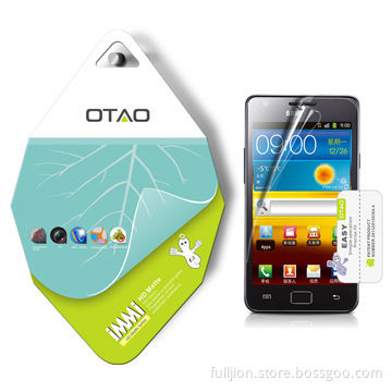 OTAO's Patent Easy-to-apply HD Matte Screen Protector for Samsung Galaxy i9100 with Cleaning Kits